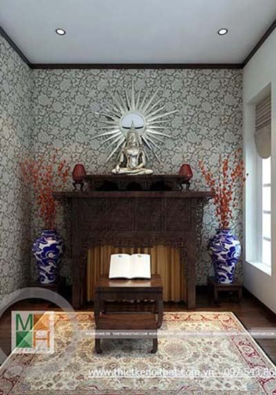 Bàn thờ hiện đại cho biệt thự và chung cư cao cấp tại Hà Nội