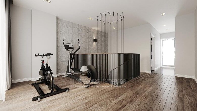Thiết kế khu vực tập gym trong nhà - Khu vực chức năng vô cùng cần thiết tại mỗi gia đình hiện nay
